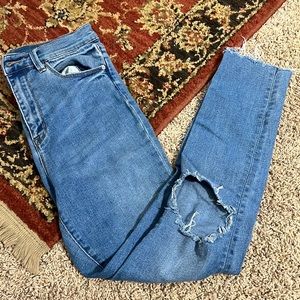 Women's Distressed Jeans